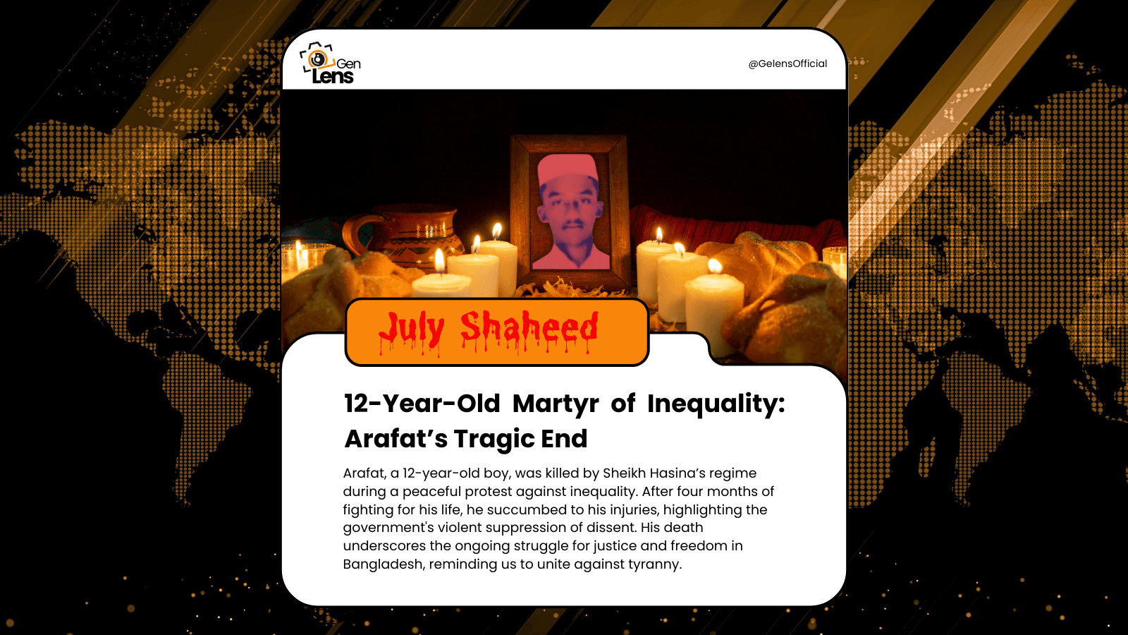 12-Year-Old Martyr of Inequality: Arafat’s Tragic End